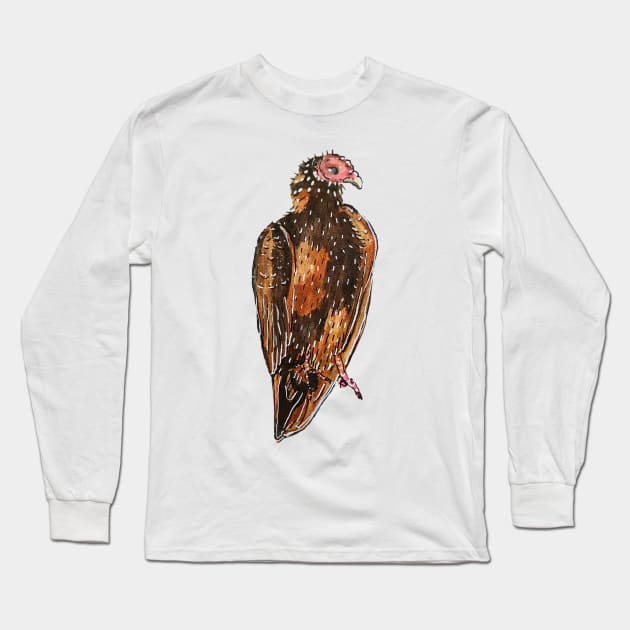 Turkey Vulture Long Sleeve T-Shirt by Animal Surrealism